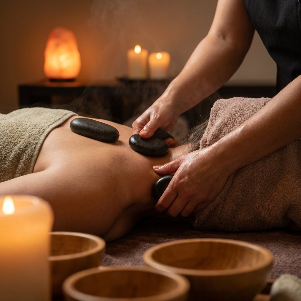 Masaje Piedras Calientes 30 min