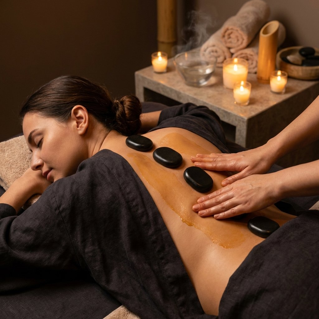 Masaje Piedras Calientes 60 min